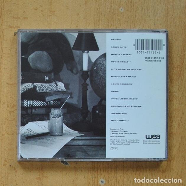 CDs de m&uacute;sica: MIGUEL BOSE - LOS CHICOS NO LLORAN - CD - Foto 2