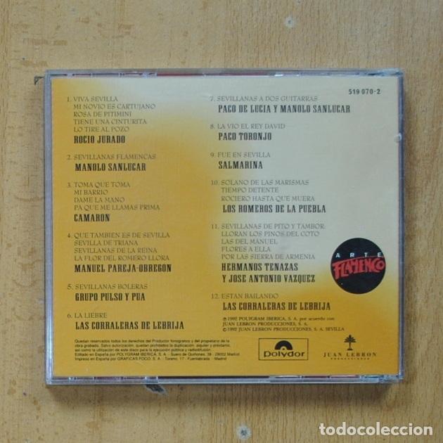CDs de m&uacute;sica: VARIOS - SEVILLANAS - CD - Foto 2
