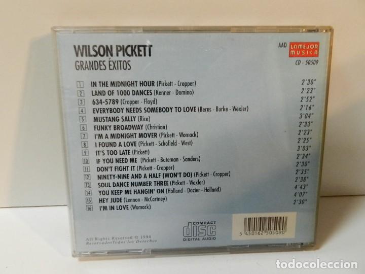 CDs de m&uacute;sica: DISCO CD. Wilson Pickett &ndash; Grandes Exitos. COMPACT DISC. - Foto 2