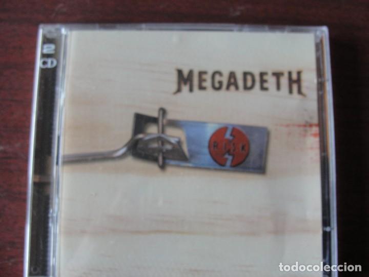 CDs de m&uacute;sica: MEGADETH RISK 2 cd como nuevo - Foto 1