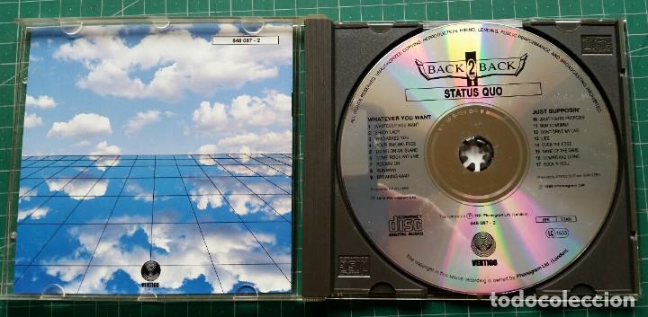 CDs de m&uacute;sica: CD BACK 2 BACK STATUS QUO - Foto 3
