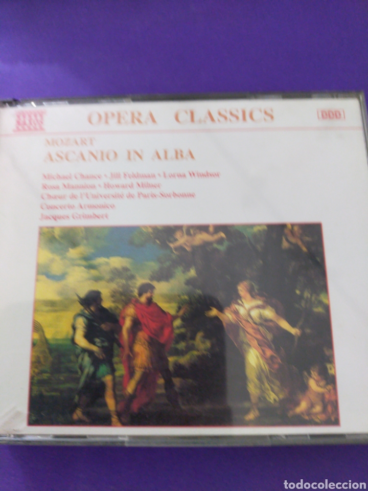 CDs de m&uacute;sica: ASCANIO IN ALBA OPERA CLASSICS MOZART 2 CD - Foto 1