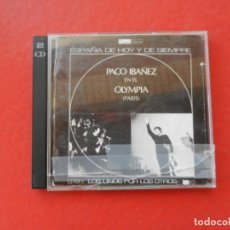 CDs de Música: PACO IBAÑEZ EN EL OLIMPIA PARIS - 2 CD- LOS UNOS POR LOS OTROS -1996. Lote 290105178