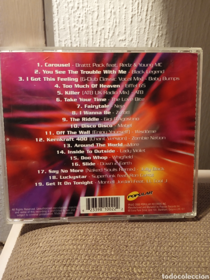 CDs de m&uacute;sica: Cd VARIOS ALL STARS 2001 EDICI&Oacute;N CANADA - Foto 2