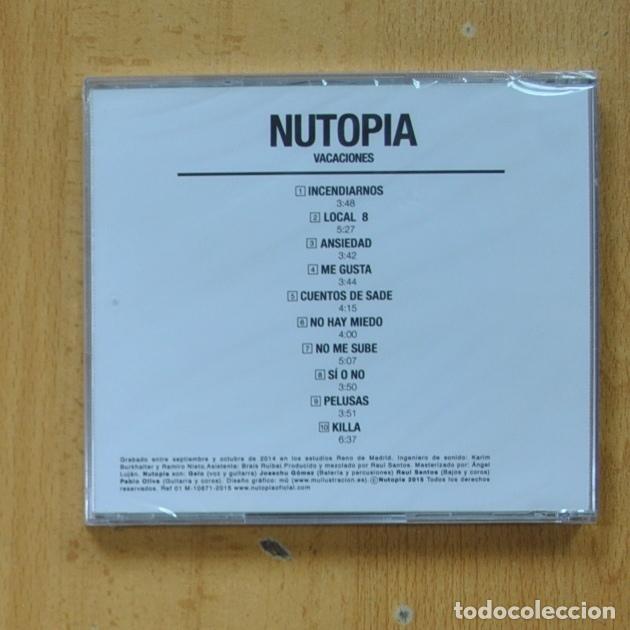 CDs de m&uacute;sica: NUTOPIA - VACACIONES - CD - Foto 2