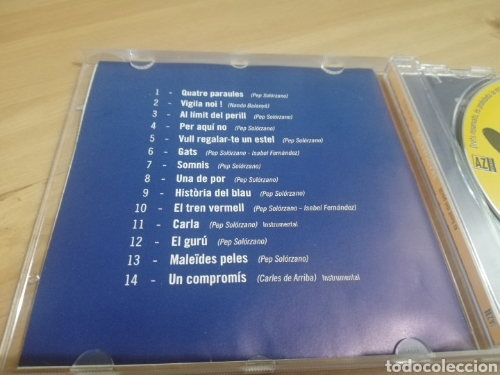 CDs de m&uacute;sica: AL L&Iacute;MIT DEL PERILL (TRADIVARIUS) CD - Foto 3