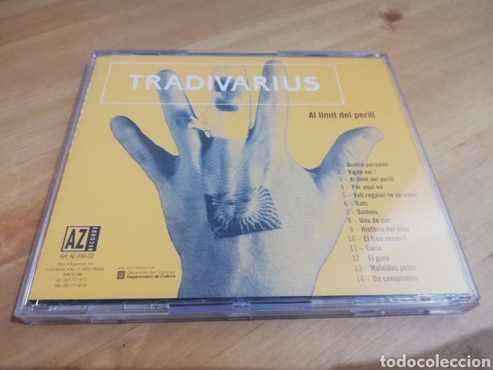 CDs de m&uacute;sica: AL L&Iacute;MIT DEL PERILL (TRADIVARIUS) CD - Foto 4