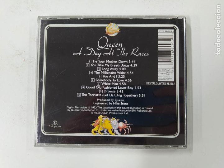 CDs de m&uacute;sica: QUEEN. A DAY AT THE RACES. CD. TDKCD99 - Foto 3