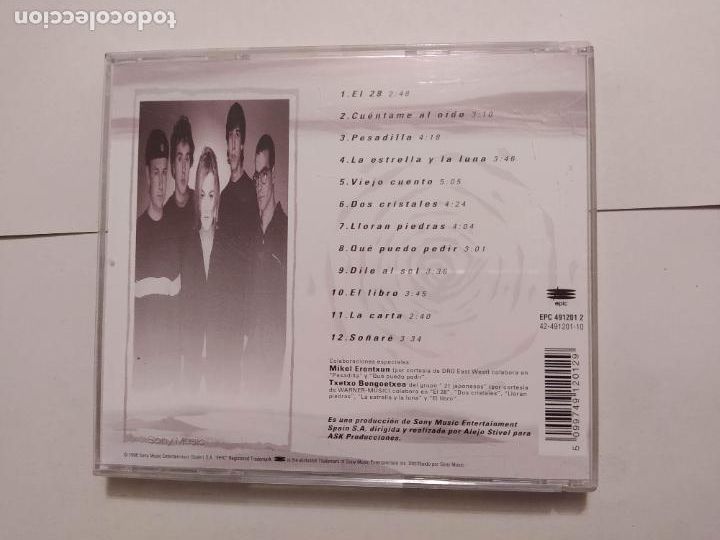 CDs de m&uacute;sica: LA OREJA DE VANGOGH. - DILE AL SOL - CD. TDKCD102 - Foto 3