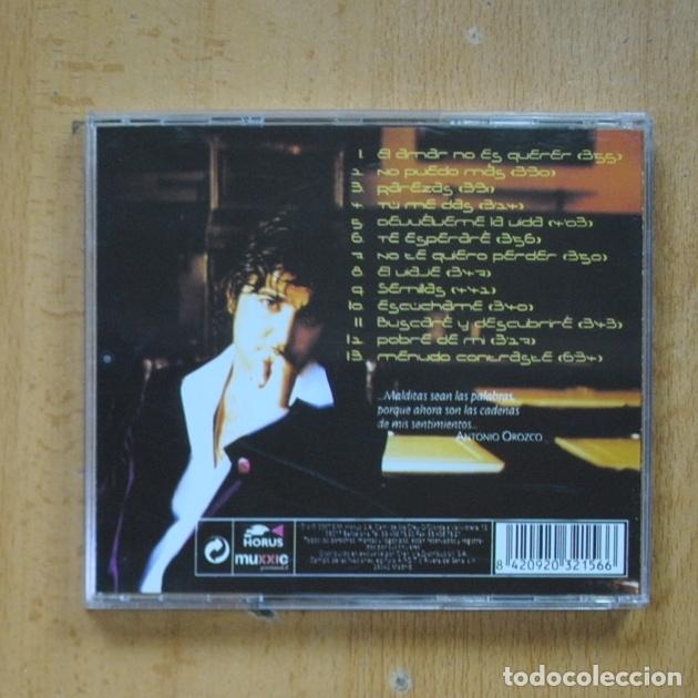 CDs de m&uacute;sica: ANTONIO OROZCO - SEMILLA DEL SILENCIO - CD - Foto 2