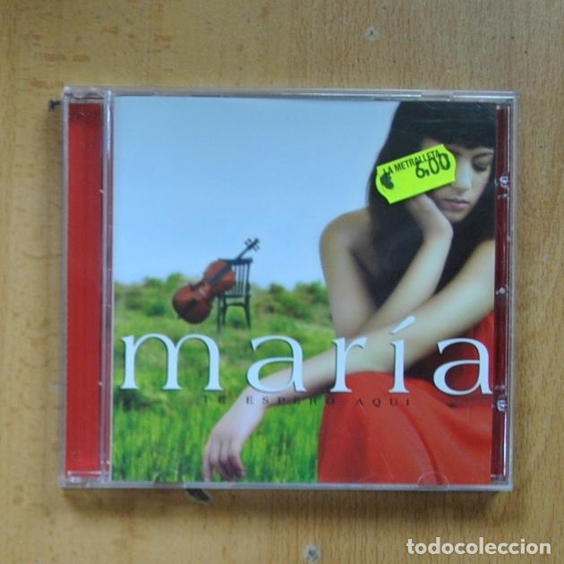 CDs de m&uacute;sica: MARIA - TE ESPERO AQUI - CD - Foto 1