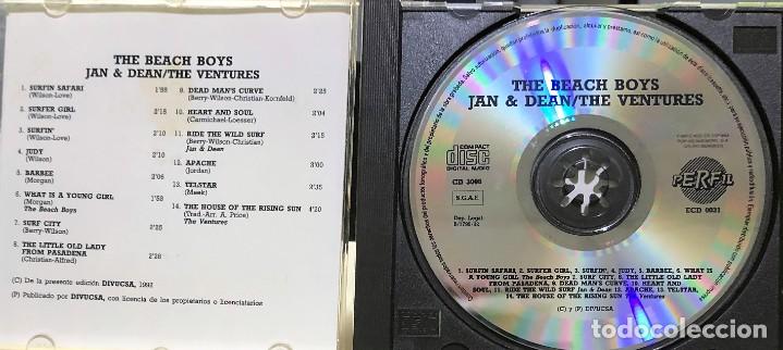 CDs de m&uacute;sica: Various ● Beach Boys Jan & Dean The Ventures ● CD, Compilation - Foto 2