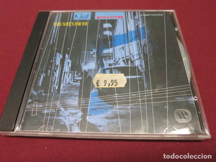 CDs de m&uacute;sica: CD NEIL YOUNG THIS NOTES FOR YOU - Foto 1
