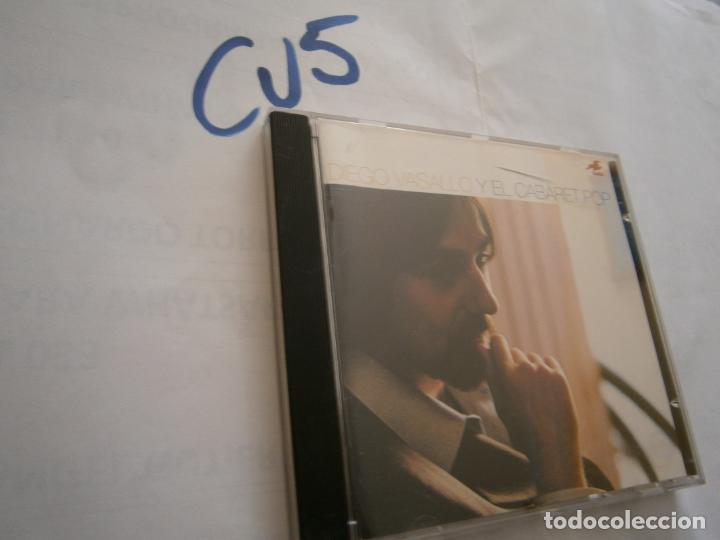 CDs de m&uacute;sica: ANTIGUO CD - DIEGO VASALLO Y EL CABARET POP - Foto 1