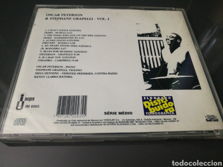 CDs de m&uacute;sica: &Oacute;scar Peterson / Stephane Grappelli vol.1 - Foto 3
