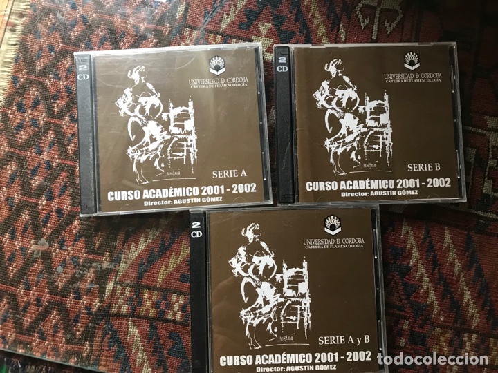 Music CDs: C&aacute;tedra de flamencolog&iacute;a. Agust&iacute;n G&oacute;mez. A&ntilde;o acad&eacute;mico 2001-2002. Muy dif&iacute;cil y buscado