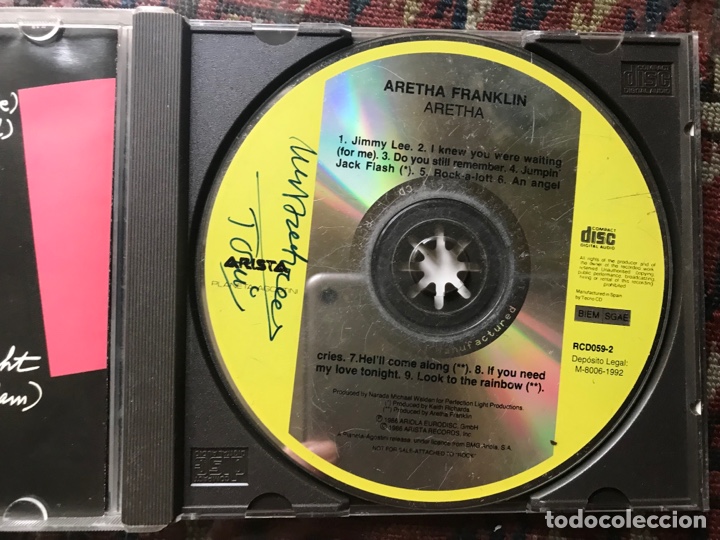 CDs de m&uacute;sica: Aretha. Aretha Franklin - Foto 3