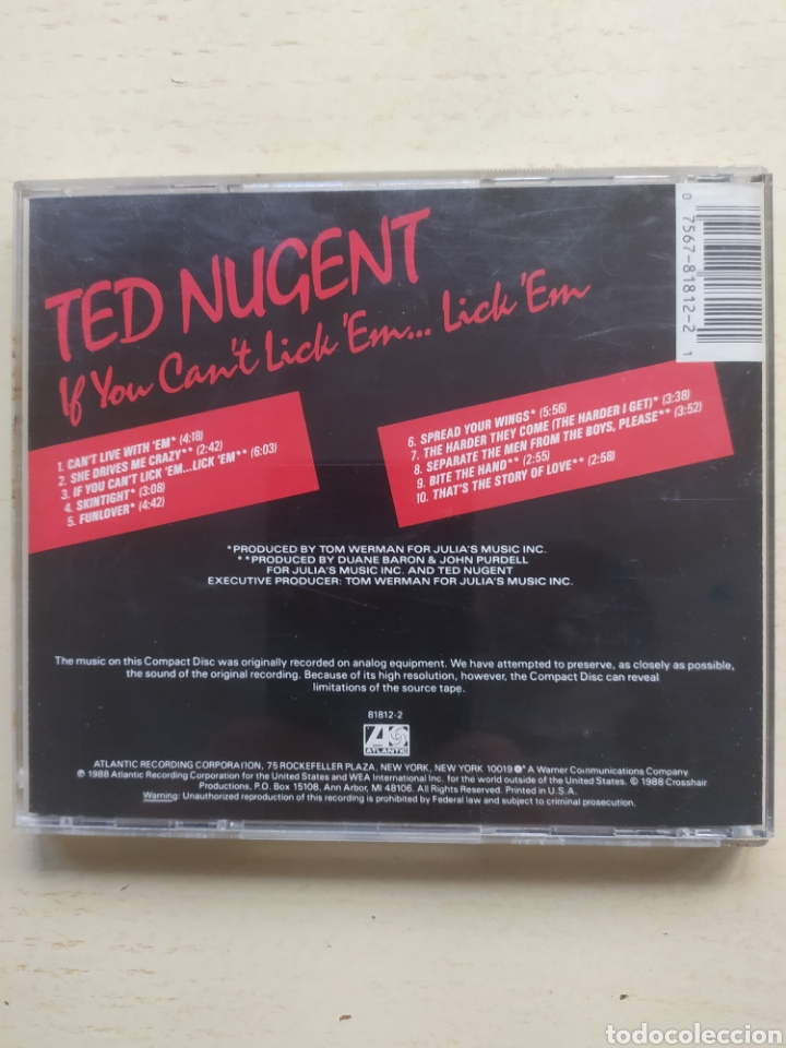 CDs de m&uacute;sica: CD Ted Nugent - Foto 2