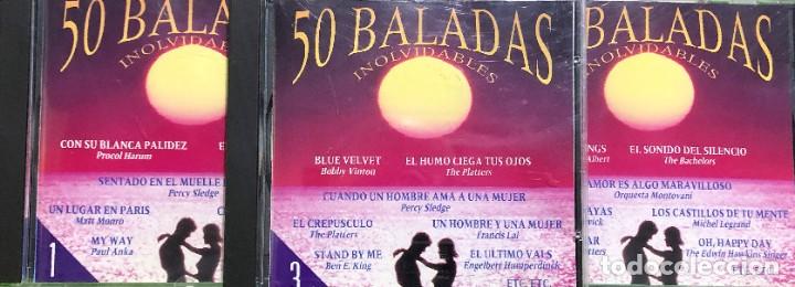 CDs de m&uacute;sica: 50 Baladas Inolvidables - 3 x CD, Compilation - Foto 1