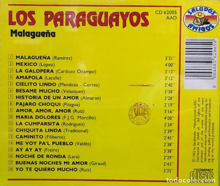 CDs de m&uacute;sica: Los Paraguayos &ndash; Malague&ntilde;a - Foto 3