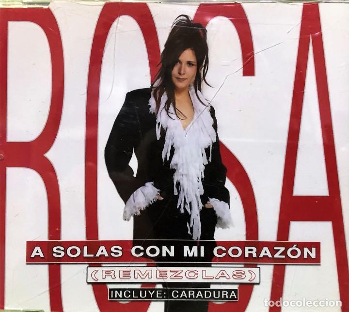 CDs de m&uacute;sica: Rosa &lrm;&ndash; A Solas Con Mi Coraz&oacute;n (Remezclas) (cd single 2002) - Foto 1