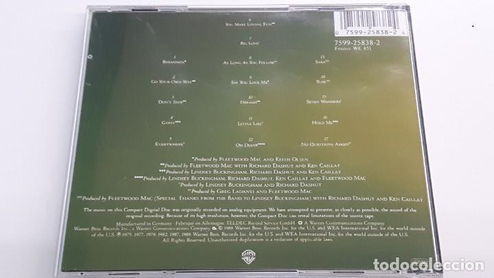 CDs de m&uacute;sica: CD FLEETWOOD MAC - GREATEST HITS - Foto 3
