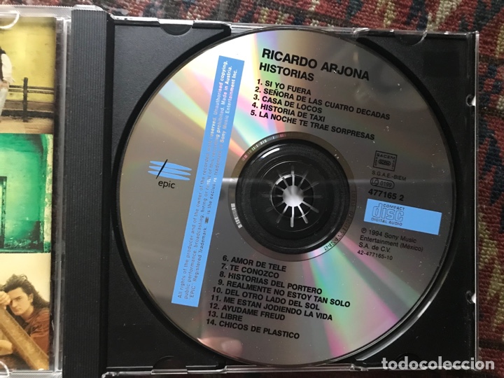 CDs de m&uacute;sica: Ricardo Arjona. Historias - Foto 3