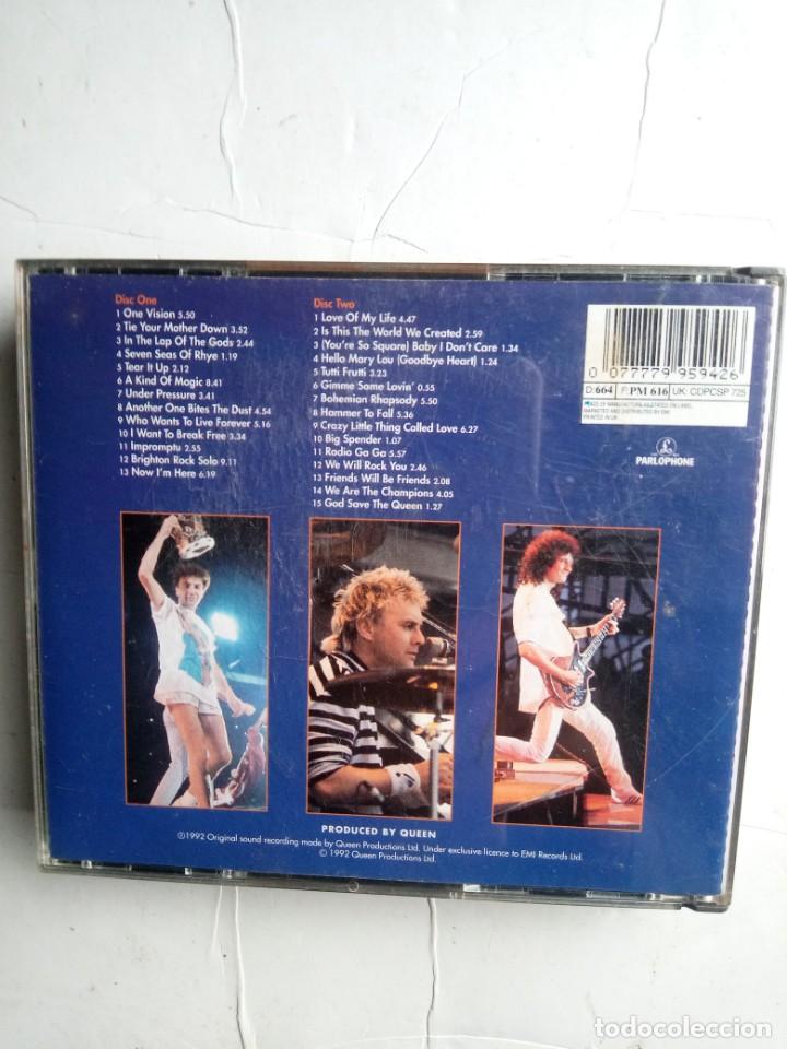 CDs de m&uacute;sica: QUEEN - LIVE AT WEMBLEY 86 2 CDS - Foto 2