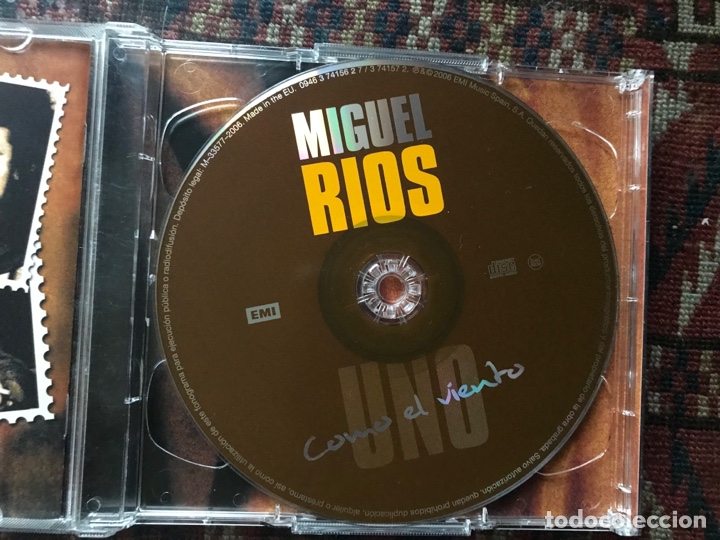CDs de m&uacute;sica: Miguel R&iacute;os. Como el viento. Dos CDs - Foto 3
