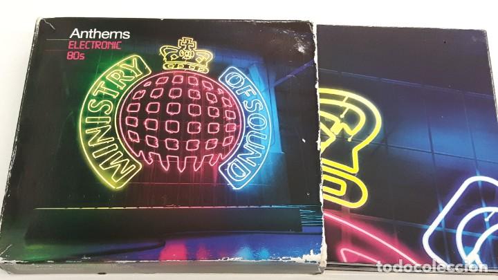 CDs de m&uacute;sica: 3 CD CON FUNDA CARTON - ANTHEMS - ELECTRONIC 80s - Foto 2
