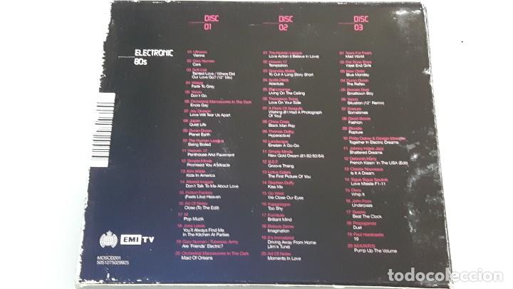 CDs de m&uacute;sica: 3 CD CON FUNDA CARTON - ANTHEMS - ELECTRONIC 80s - Foto 5