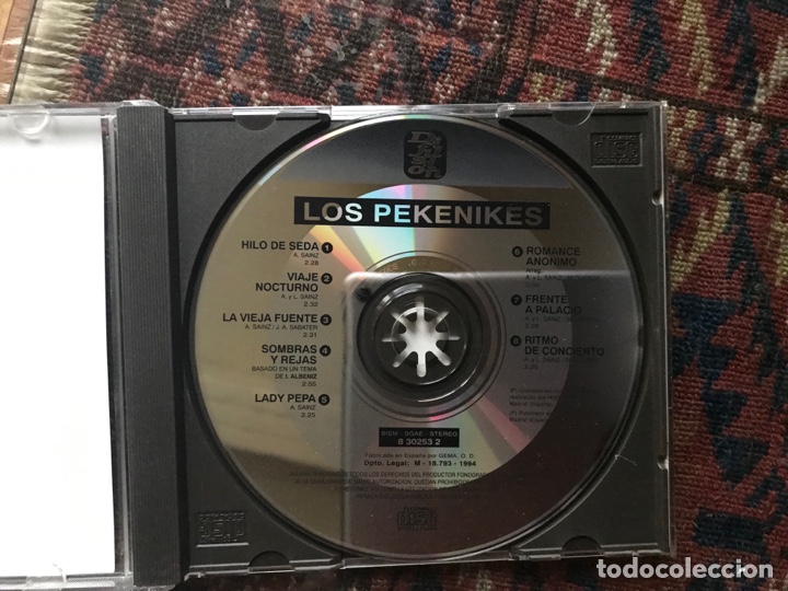 CDs de m&uacute;sica: Pekenikes. Hilo de seda - Foto 3