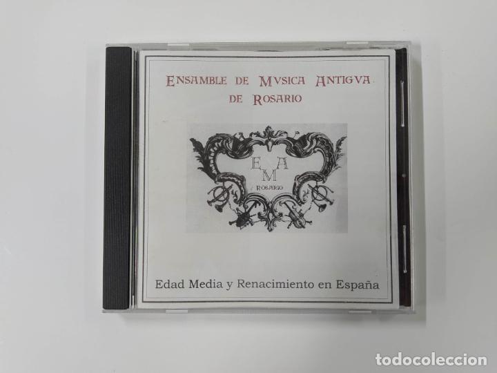 CDs de M&uacute;sica: ENSAMBLE DE MUSICA ANTIGUA DE ROSARIO. EDAD MEDIA Y RENACIMIENTO EN ESPA&Ntilde;A. CD. TDKCD104