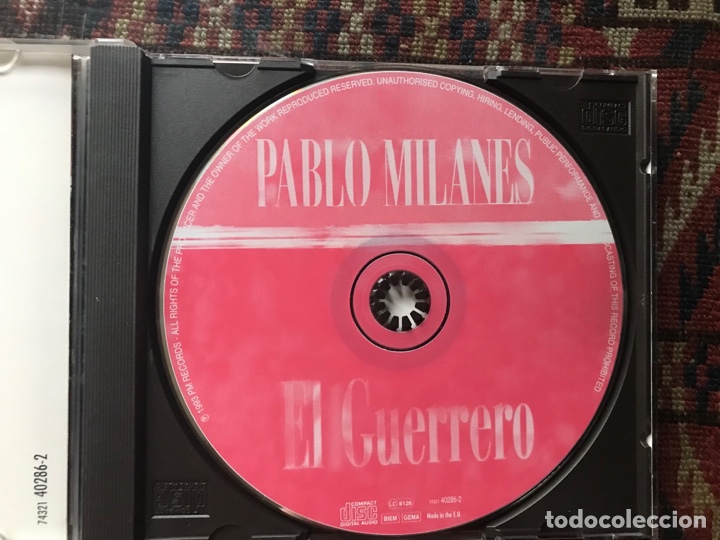 CDs de m&uacute;sica: Pablo Milan&eacute;s. El guerrero - Foto 3