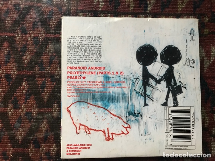 CDs de m&uacute;sica: Paranoid android cd1. Radiohead - Foto 2