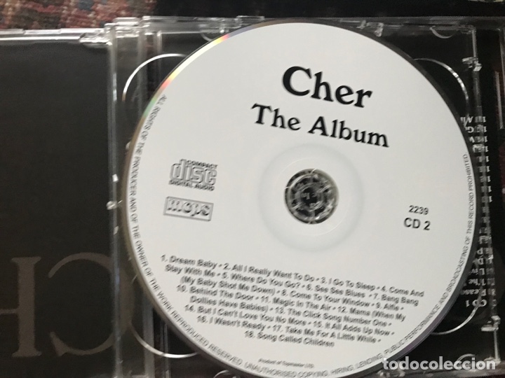 CDs de m&uacute;sica: Cher. The album. 2 CD&rsquo;s - Foto 4