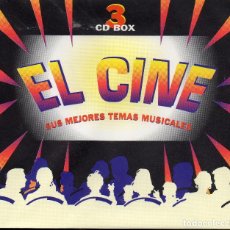 CDs de Música: EL CINE-SUS MEJORES TEMAS MUSICALES-3 CDS BOX. Lote 291261048