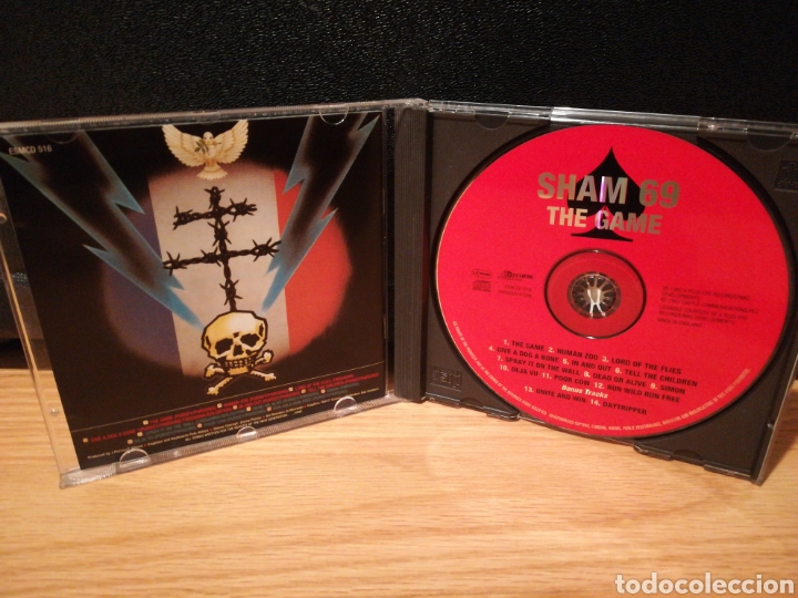 CDs de m&uacute;sica: SHAM 69 - the game - Foto 2