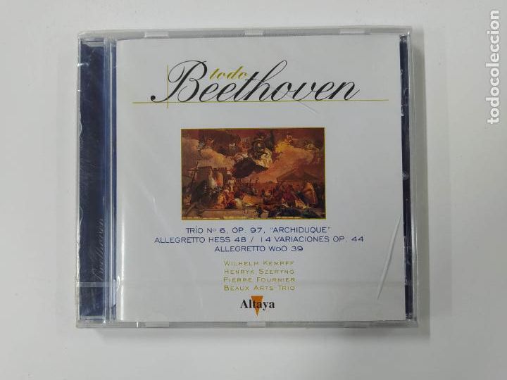 CDs de M&uacute;sica: TODO BEETHOVEN. TRIO N&ordm; 6 OP. 97 ARCHIDUQUE. NUEVO. ALTAYA. CD TDKCD111