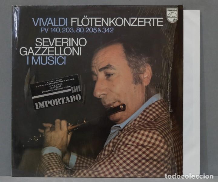 CDs de M&uacute;sica: LP. Severino Gazzelloni. Vivaldi Flute Concertos. P.140, 203, 80, 205 & 342