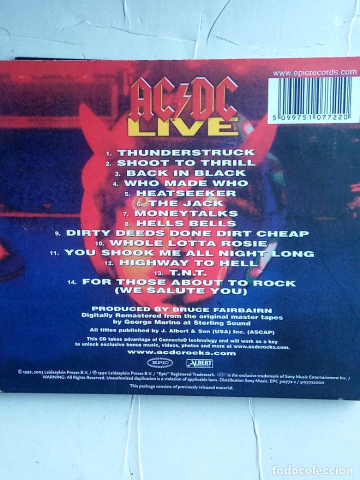 CDs de m&uacute;sica: AC DC - LIVE LIBRETO 12 P&Aacute;G CD - Foto 3