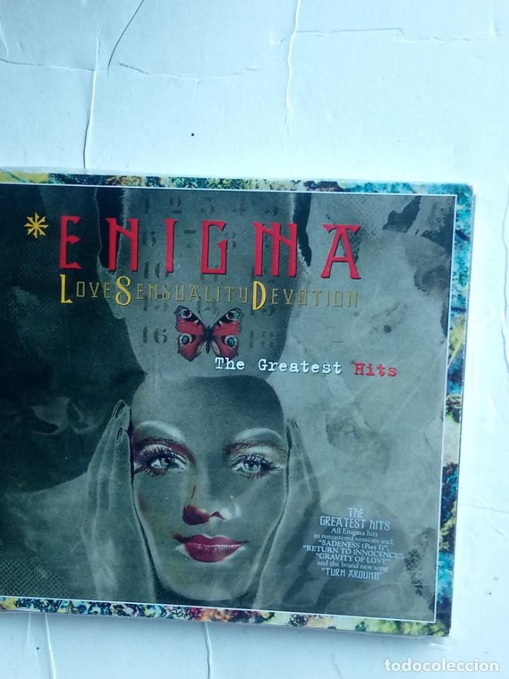 CDs de m&uacute;sica: ENIGMA. THE GREATEST HITS. LOVE SENSUALITY DEVOTION - Foto 1