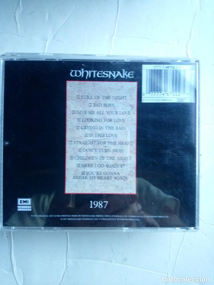 CDs de m&uacute;sica: WHITESNAKE - 1987 CD - Foto 2