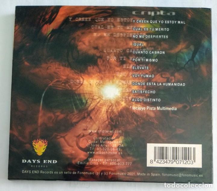 CDs de m&uacute;sica: CD digipack 2001 - CRIPTA / AHORA SH&Iacute; (Days End Records / Fonomusic) - Foto 5