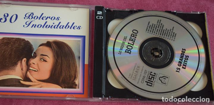 CDs de m&uacute;sica: 30 BOLEROS INOLVIDABLES - DOBLE CD - Foto 2
