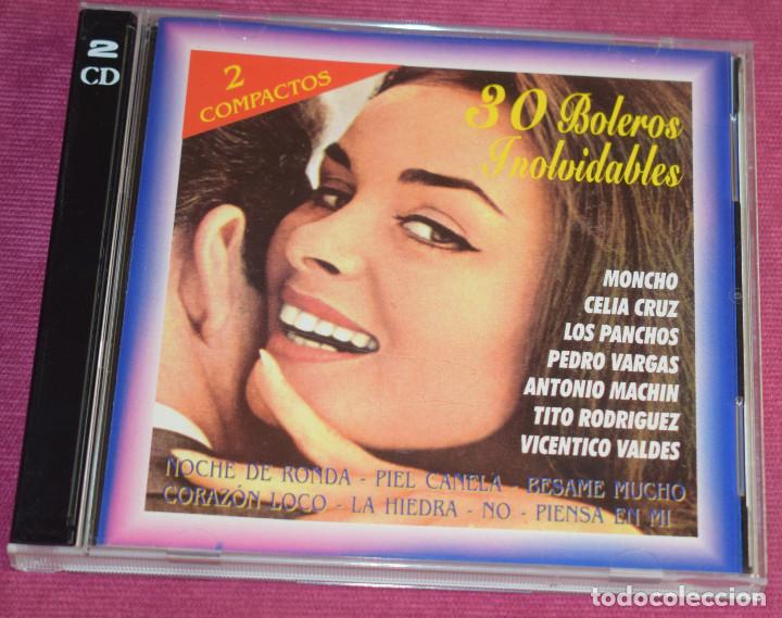 CDs de m&uacute;sica: 30 BOLEROS INOLVIDABLES - DOBLE CD - Foto 1