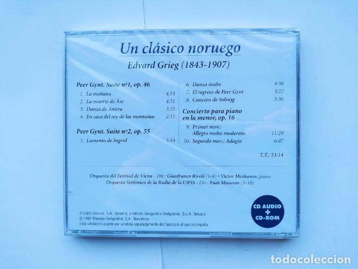 CDs de m&uacute;sica: CLASSICAL PLUS. EDVARD GRIEG. CD AUDIO + CD ROM. NUEVO. TDKCD121 - Foto 2