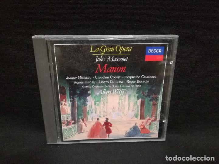 CDs de m&uacute;sica: CD - JULES MASSENET - MANON - ALBERT WOLFF - Foto 1