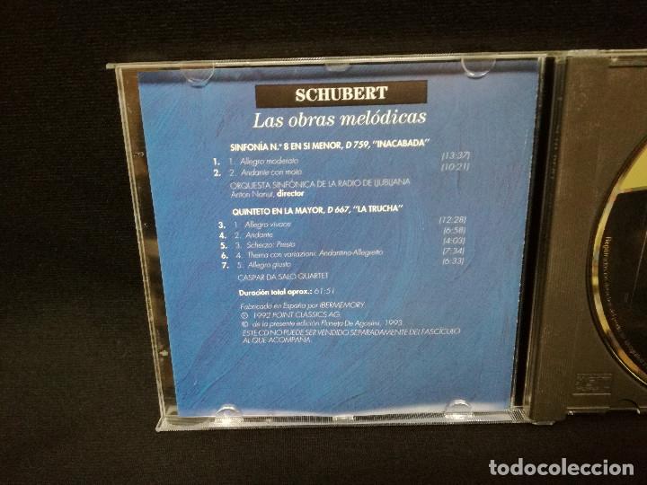 CDs de m&uacute;sica: CD - SCHUBERT - LAS OBRAS MELODICAS - Foto 2
