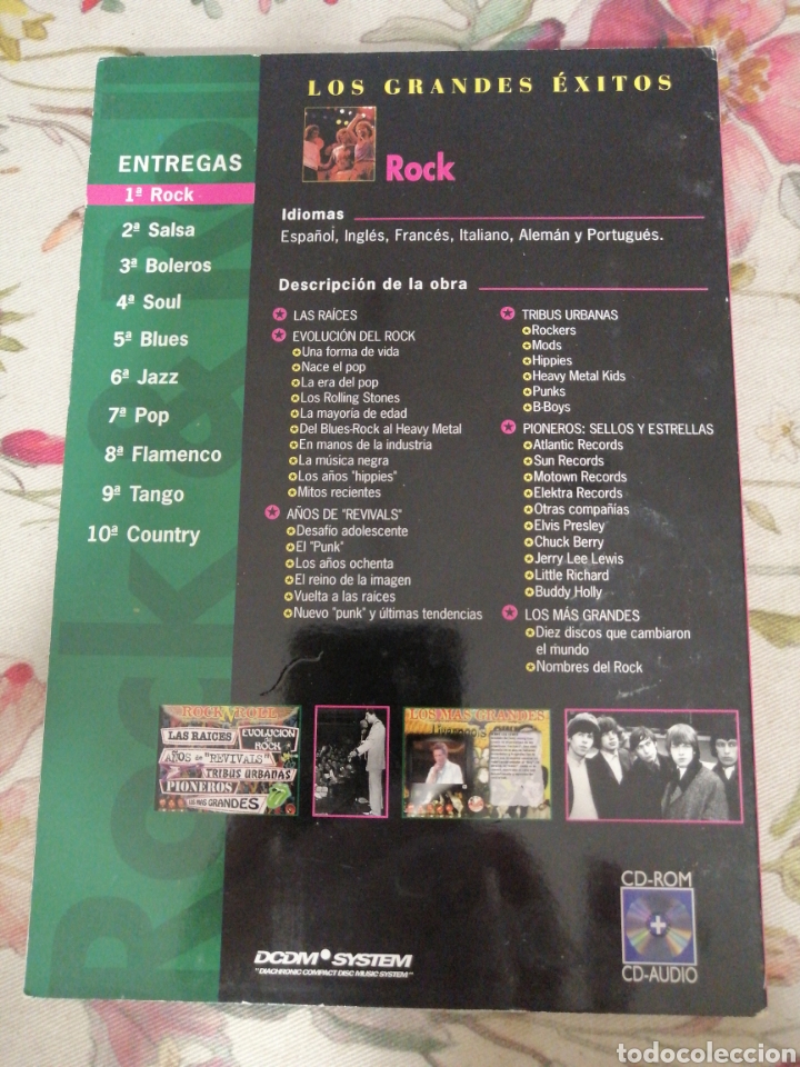 CDs de m&uacute;sica: CD-ROM + 12 TEMAS LOS GRANDES &Eacute;XITOS ROCK POWER CD - Foto 2